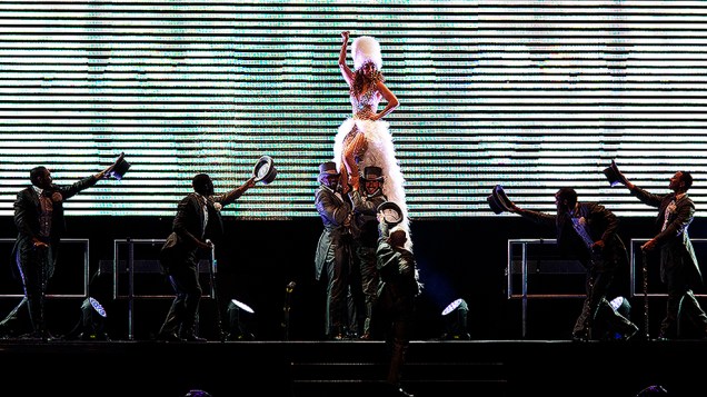 Show da cantora Jennifer Lopez na arena Anhembi em São Paulo