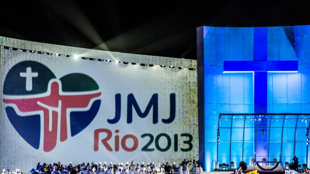 Missa de abertura da Jornada Mundial da Juventude (JMJ) em Copacabana, no Rio de Janeiro 