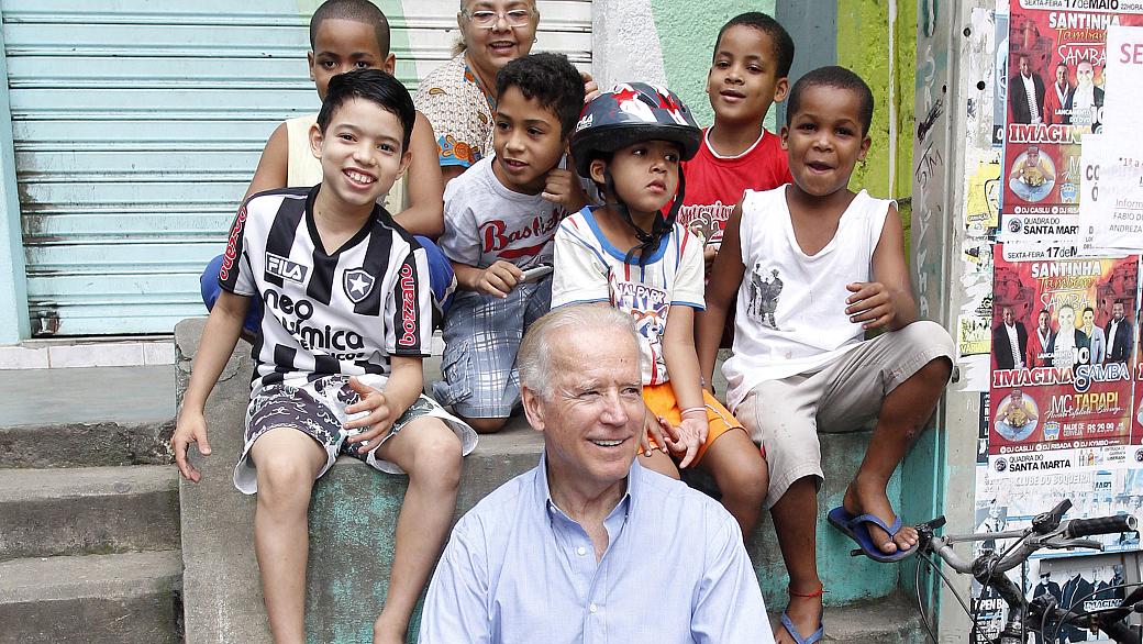 Joe Biden: vice-presidente dos Estados Unidos visita o Morro Dona Marta, na Zona Sul do Rio