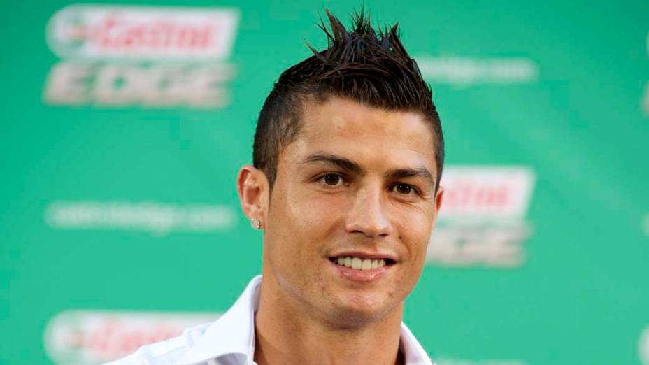 Cristiano Ronaldo na estréia de um documentário sobre sua carreira