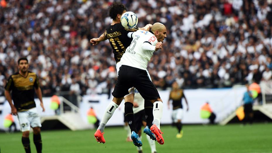 Partida entre Corinthians e Botagofo, em São Paulo