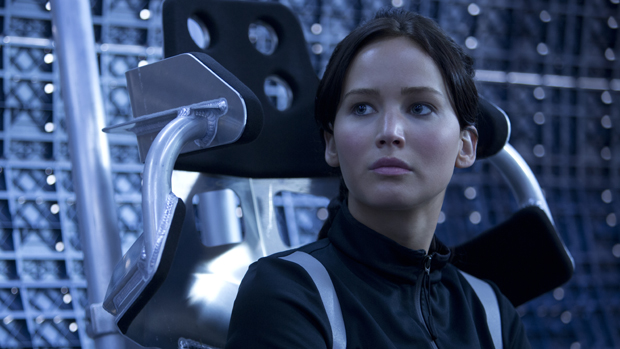 Personagem Katniss (Jennifer Lawrence), em cena do filme Jogos Vorazes: Em Chamas