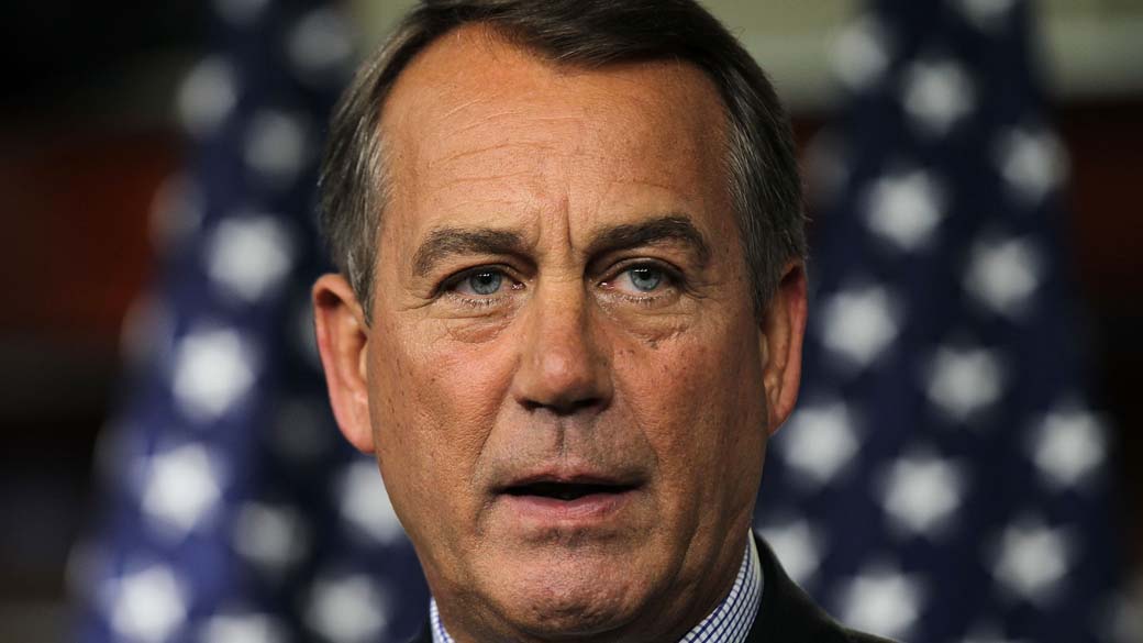 John Boehner, líder republicado da Câmara, pediu várias vezes o diálogo com democratas