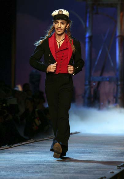 John Galliano durante Semana de Moda de Paris - 01/10/2010