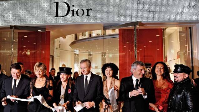 John Galliano na abertura da Dior em Shangai - 14/05/2010