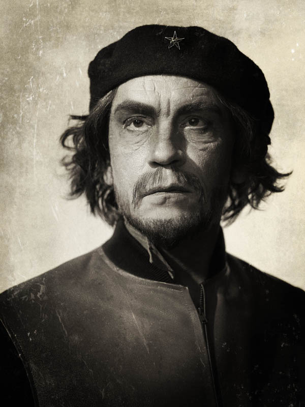 John Malkovich como Che Guevara, para a exposição Malkovich, Malkovich, Malkovich