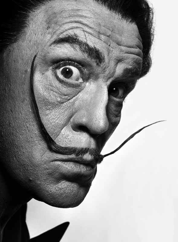 John Malkovich como Salvador Dalí, para a exposição Malkovich, Malkovich, Malkovich 