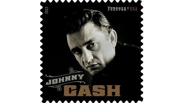 Johnny Cash é homenageado em selo nos Estados Unidos