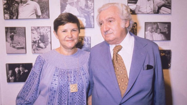 Jorge Amado e Zélia Gattai no final da década de 1980