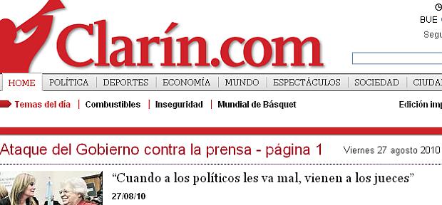 O grupo Clarín está entre os mais afetados pela Lei de Mídia