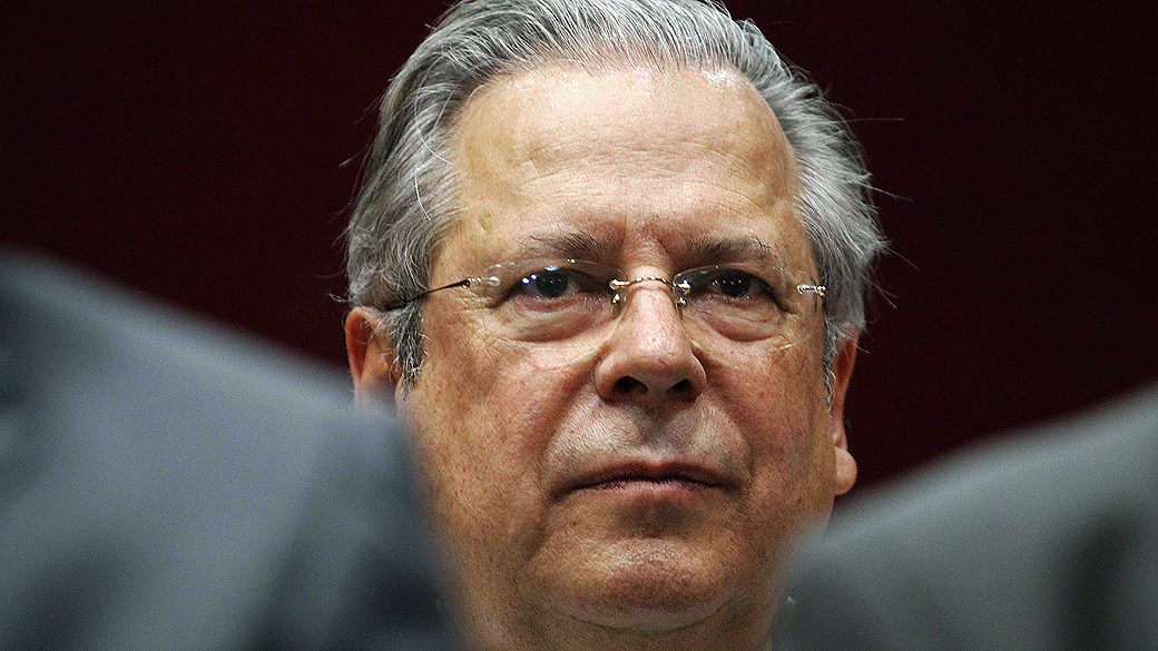 O ex-ministro José Dirceu em 2012