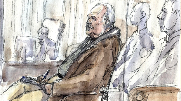 Desenho ilustra julgamento de "Carlos, o Chacal", em Paris