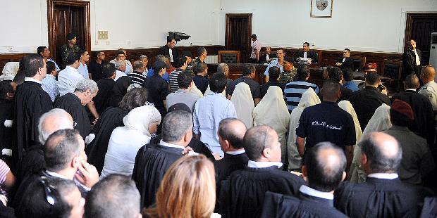 Participaram do julgamento desta quarta-feira 23 parentes de Ben Ali além do general Ali Seriati