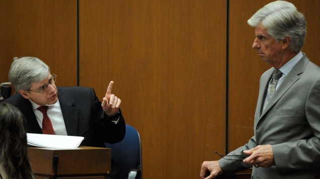 O julgamento do médico Conrad Murray pela morte de Michael Jackson, em Los Angeles, em 01/11/2011