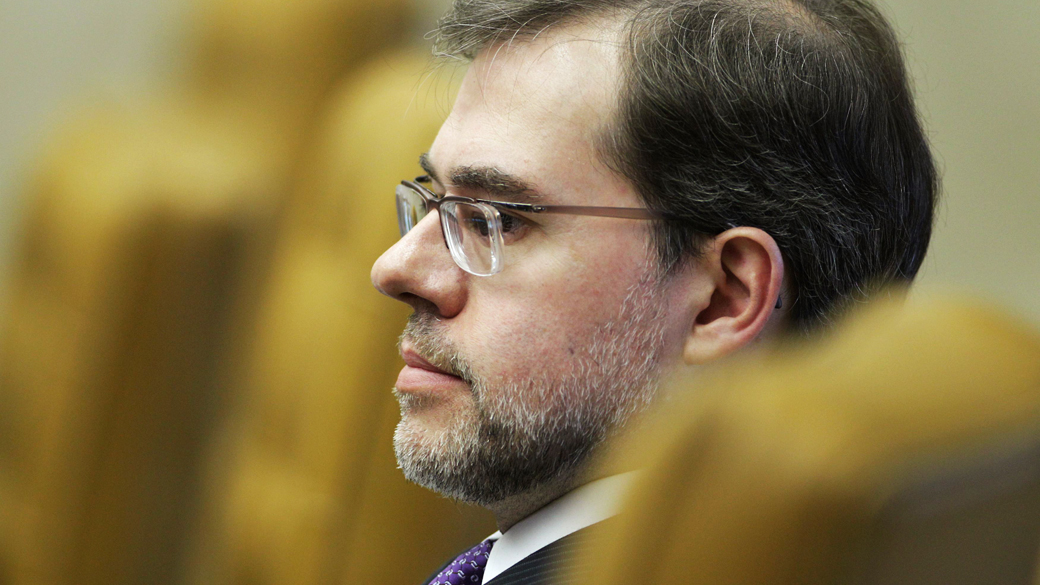 O ministro Dias Toffoli, do TSE