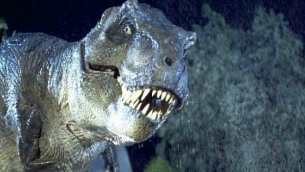Cena do filme 'Jurassic Park'
