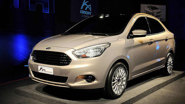 A versão sedã do novo Ford Ka deve chegar ao mercado neste primeiro semestre