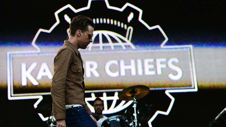A banda Kaiser Chiefs no Lollapalooza, em São Paulo
