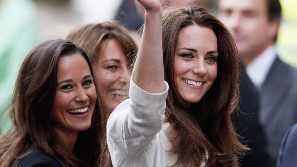 As irmãs Pippa e Kate Middleton: férias em família