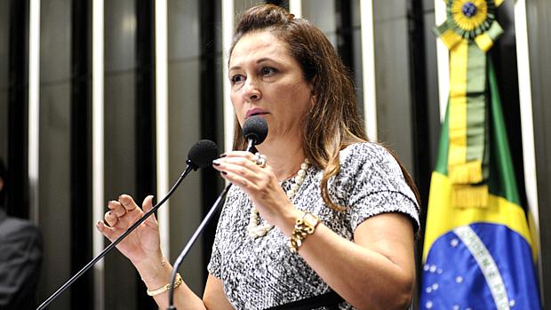 A senadora Kátia Abreu: "Estamos vivendo uma insegurança jurídica no campo"