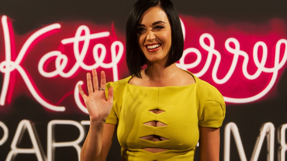Cantora Katy Perry divulga, no Rio de Janeiro, o filme <em>Katy Perry - Part of me</em>, que conta sua trajetória com imagens de bastidores e de arquivo pessoal