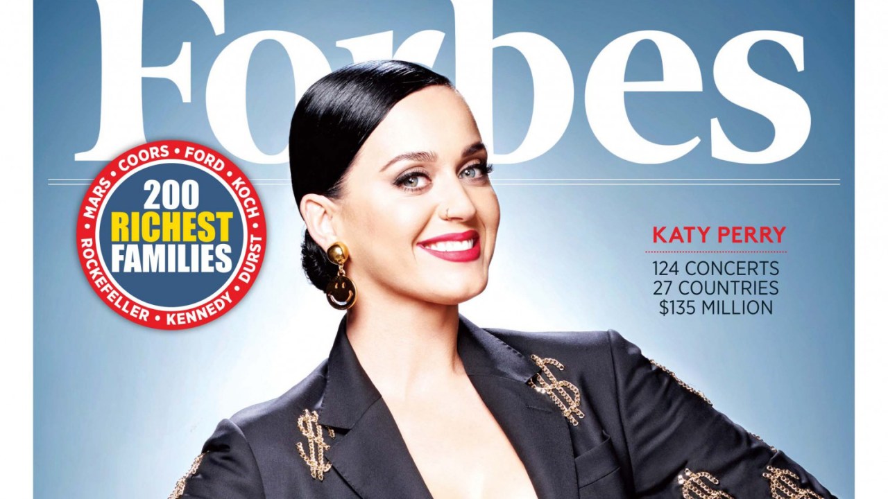 Katy Perry na capa da revista 'Forbes'