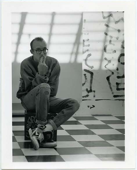 Retrato de Keith Haring