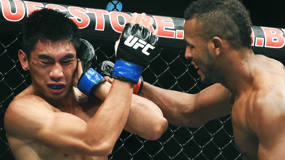 Kevin Souza vence Mark Eddiva na final do TUF Brasil 3 no Ginásio do Ibirapuera em São Paulo