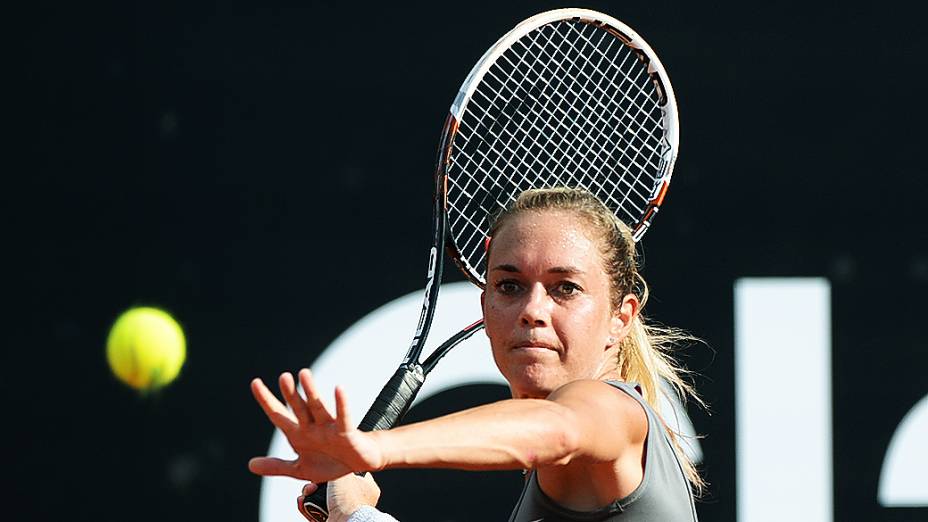 A tenista checa Klara Zakopalova durante o Rio Open 2014