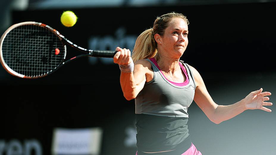 A tenista checa Klara Zakopalova durante o Rio Open 2014