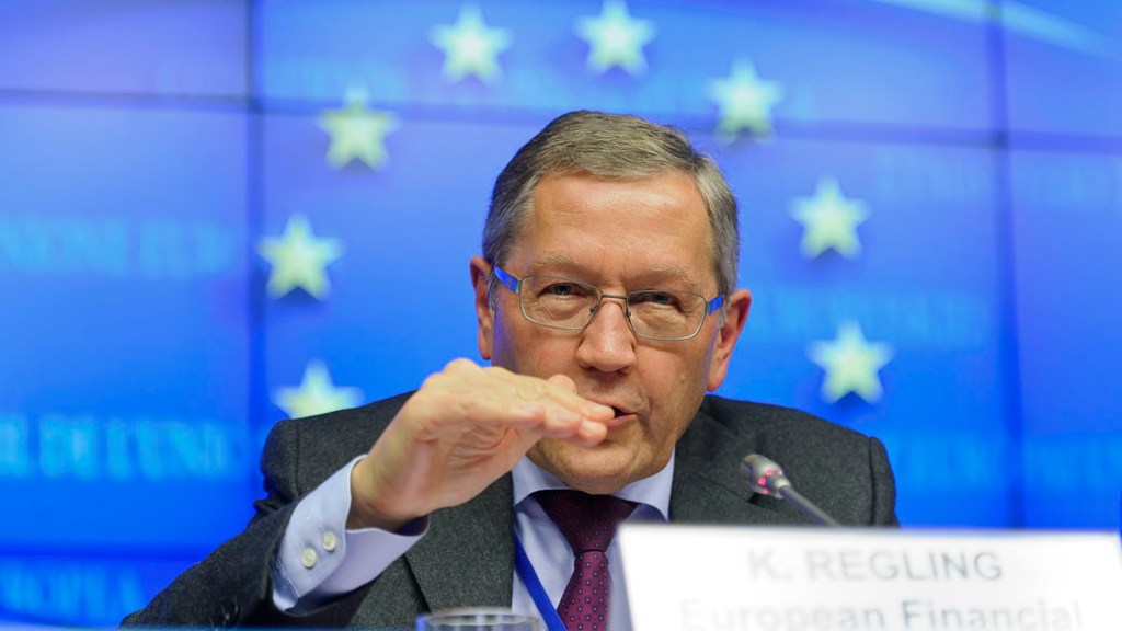 Klaus Regling presidente-executivo do Fundo Europeu de Estabilização Financeira