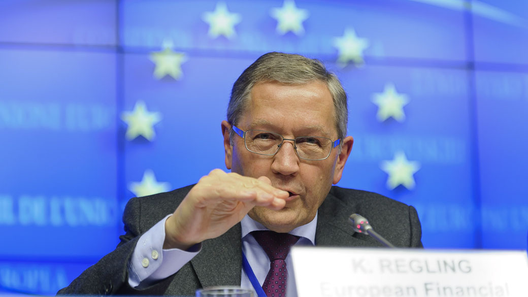 Klaus Regling presidente-executivo do Fundo Europeu de Estabilização Financeira
