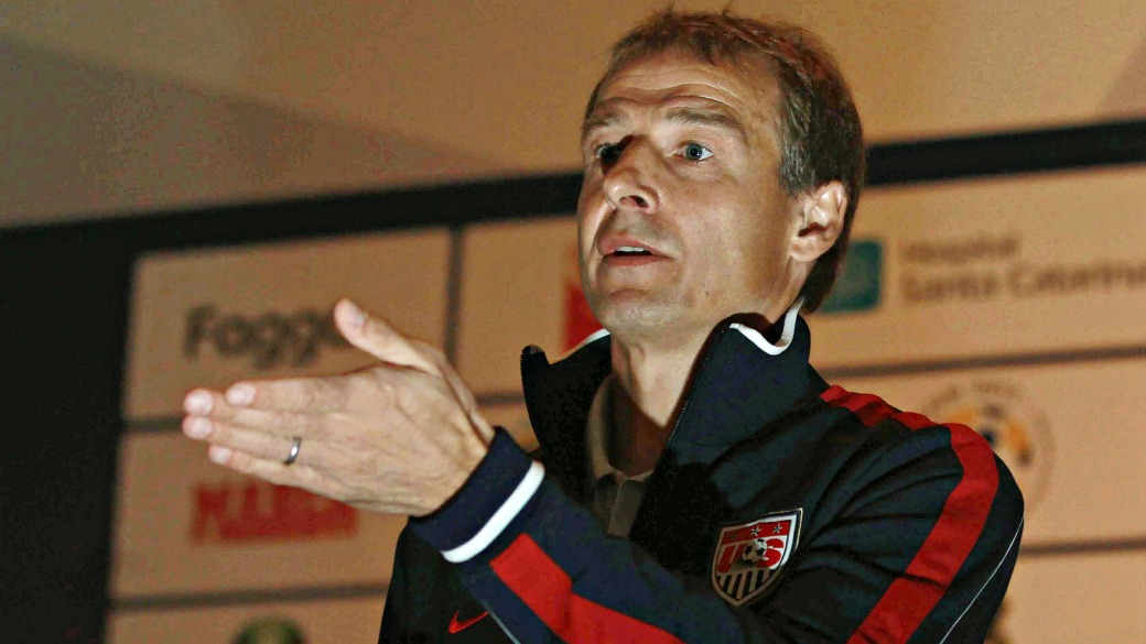 Klinsmann, durante a Footecon, no Rio: Copa pode transformar o Brasil