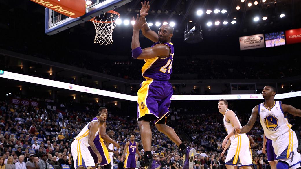 Kobe Bryant, dos Lakers, no jogo em que superou marca do lendário Michael Jordan