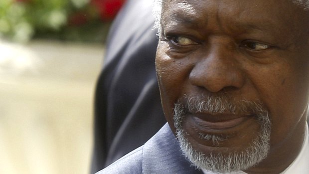 Kofi Annan: "Qualquer aumento das operações militares iria deteriorar ainda mais a situação"