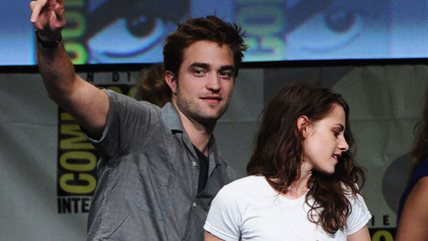 O casal Kristen Stewart e Robert Pattinson