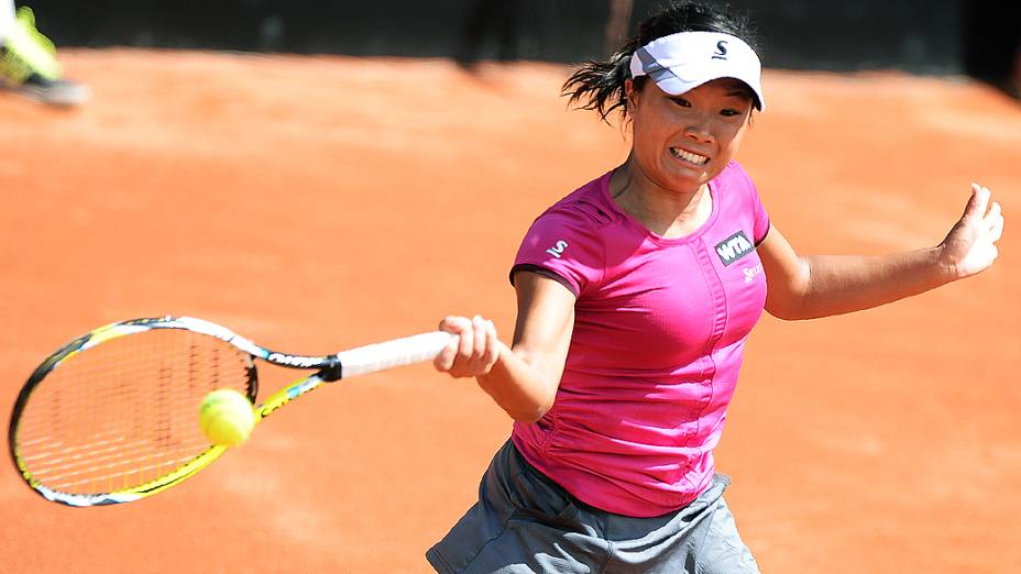 A tenista Kurumi Nara durante o Rio Open 2014