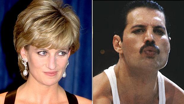 Lady Di e Freddie Mercury