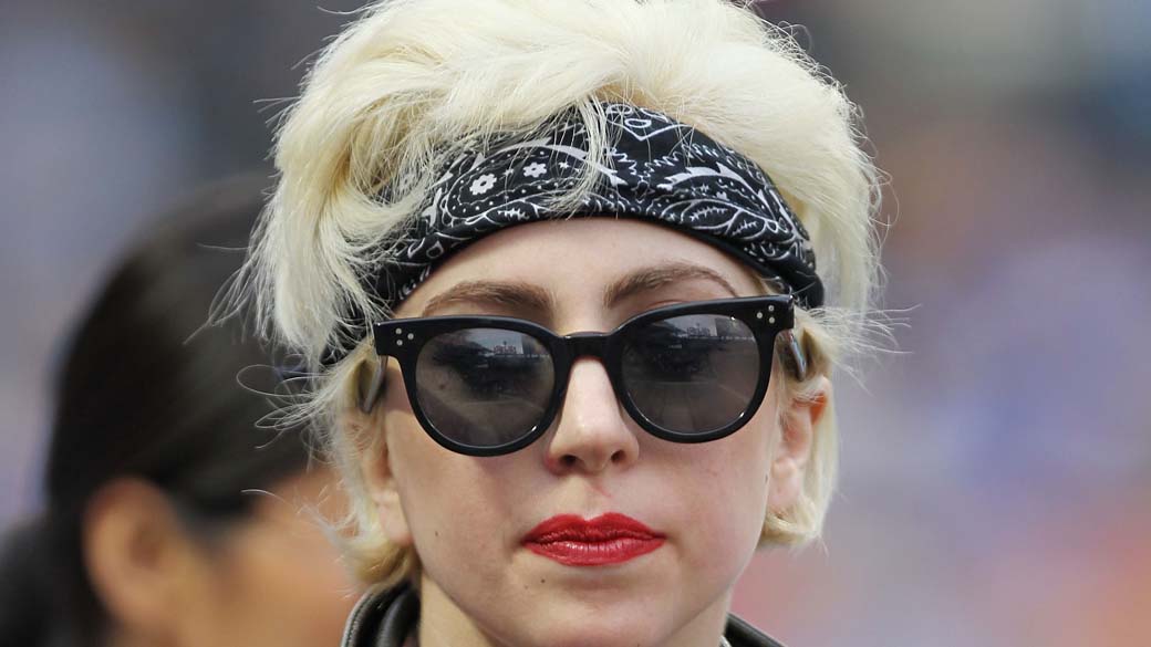 A cantora americana Lady Gaga em Nova York