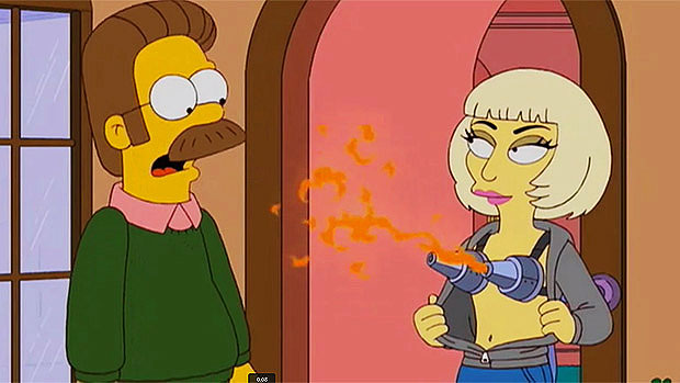 Lady Gaga aparece em episódio dos Simpsons