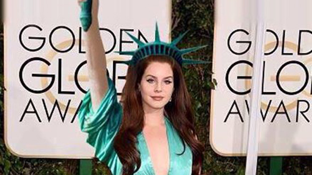 Lana Del Rey vira Estátua da Liberdade em meme do Globo de Ouro