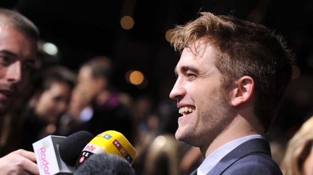 Robert Pattinson na première do filme <em>A Saga Crepúsculo: Amanhecer - Parte 1</em>, em Los Angeles