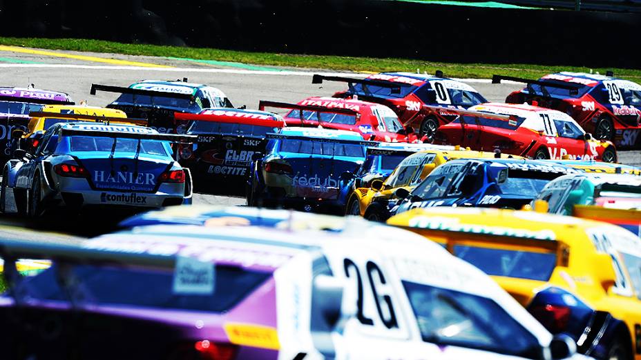Largada da Corrida do Milhão, em Interlagos