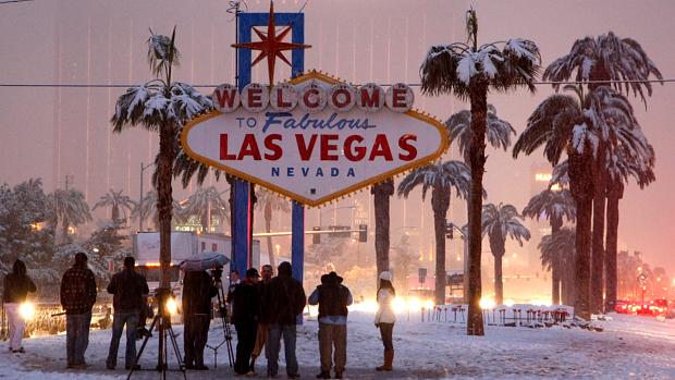 Las Vegas dá boas vindas aos turistas