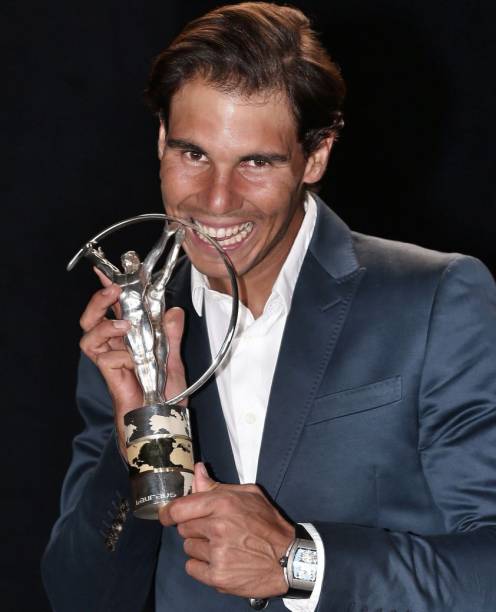 O tenista espanhol Rafael Nadal recebeu o Prêmio Laureus de melhor retorno de 2013