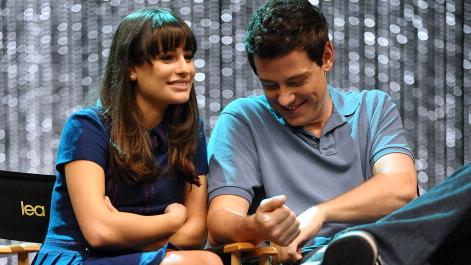 Lea Michele e Cory Monteith em 2011