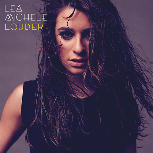 Capa do primeiro álbum da atriz Lea Michele, 'Louder'