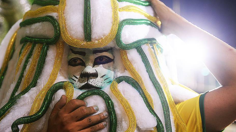 A escola de samba Leandro de Itaquera, no Sambódromo do Anhembi