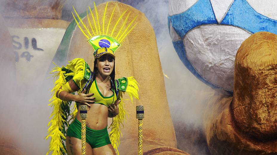 Desfile da Leandro de Itaquera, em São Paulo