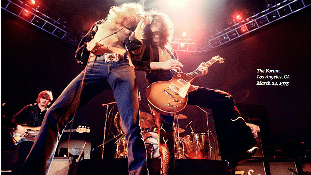 Foto que integra o livro <em>Led Zeppelin: Sound and Fury</em>, de Neal Preston